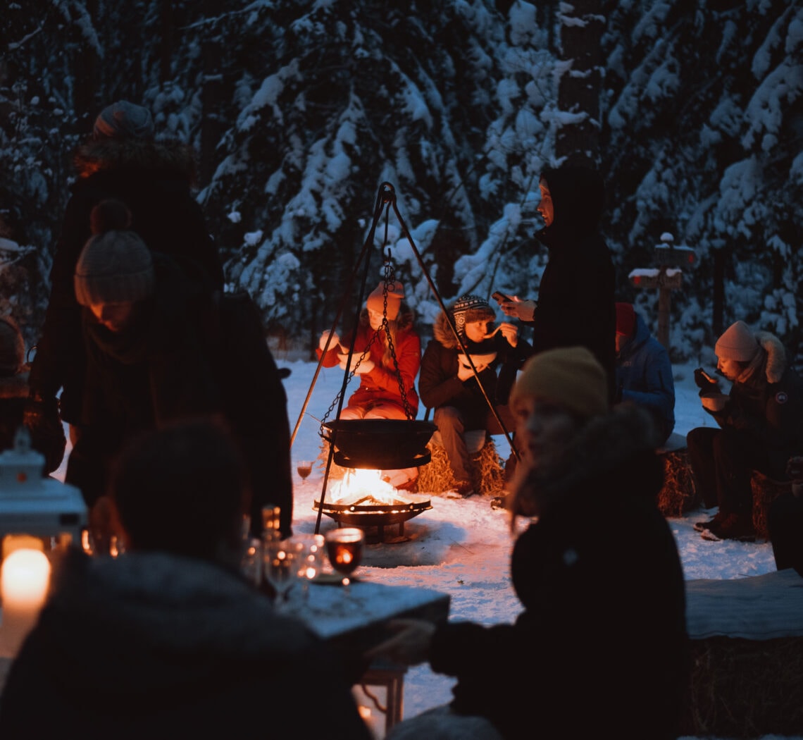 Ööklubi ja gurmeerestoran metsas