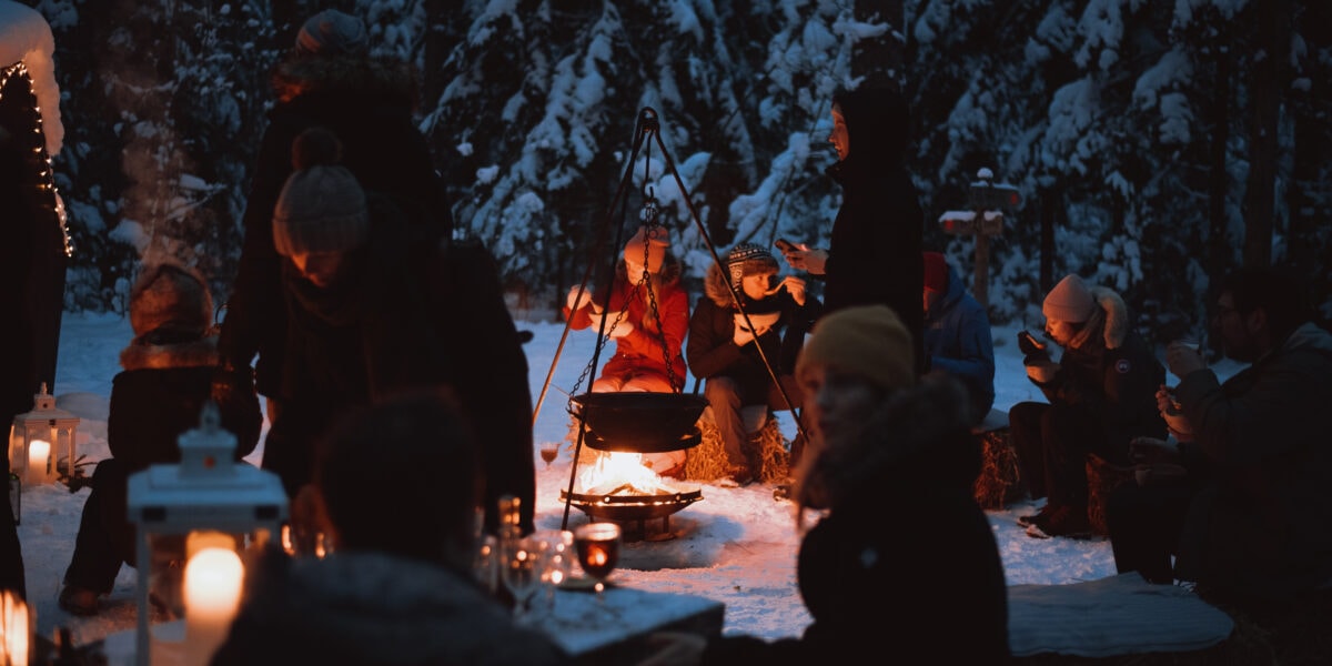 Ööklubi ja gurmeerestoran metsas