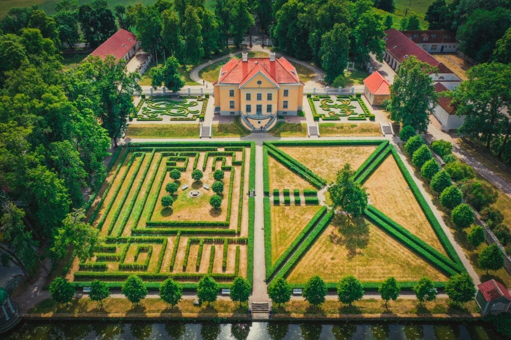 Palmse mõis ülevaltvaates