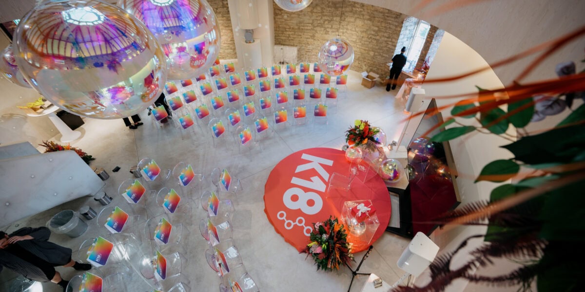 Celebrate Groupi dekoreeritud K18 seminarisaal Kultuurikatla Tornis.